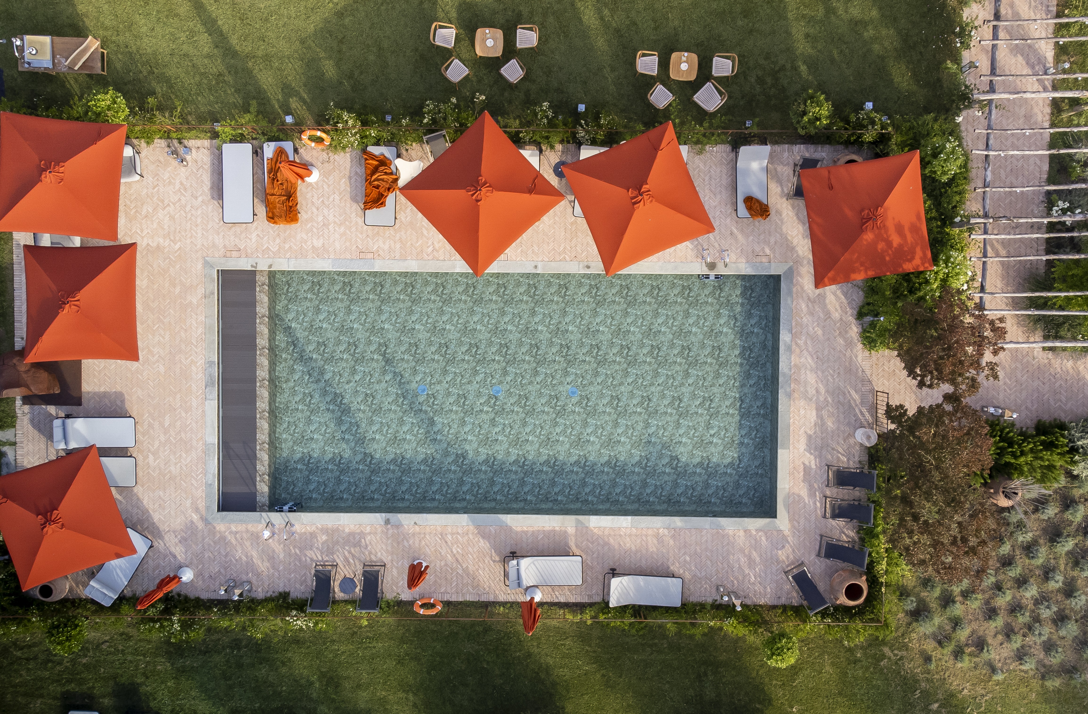 The heated Pool